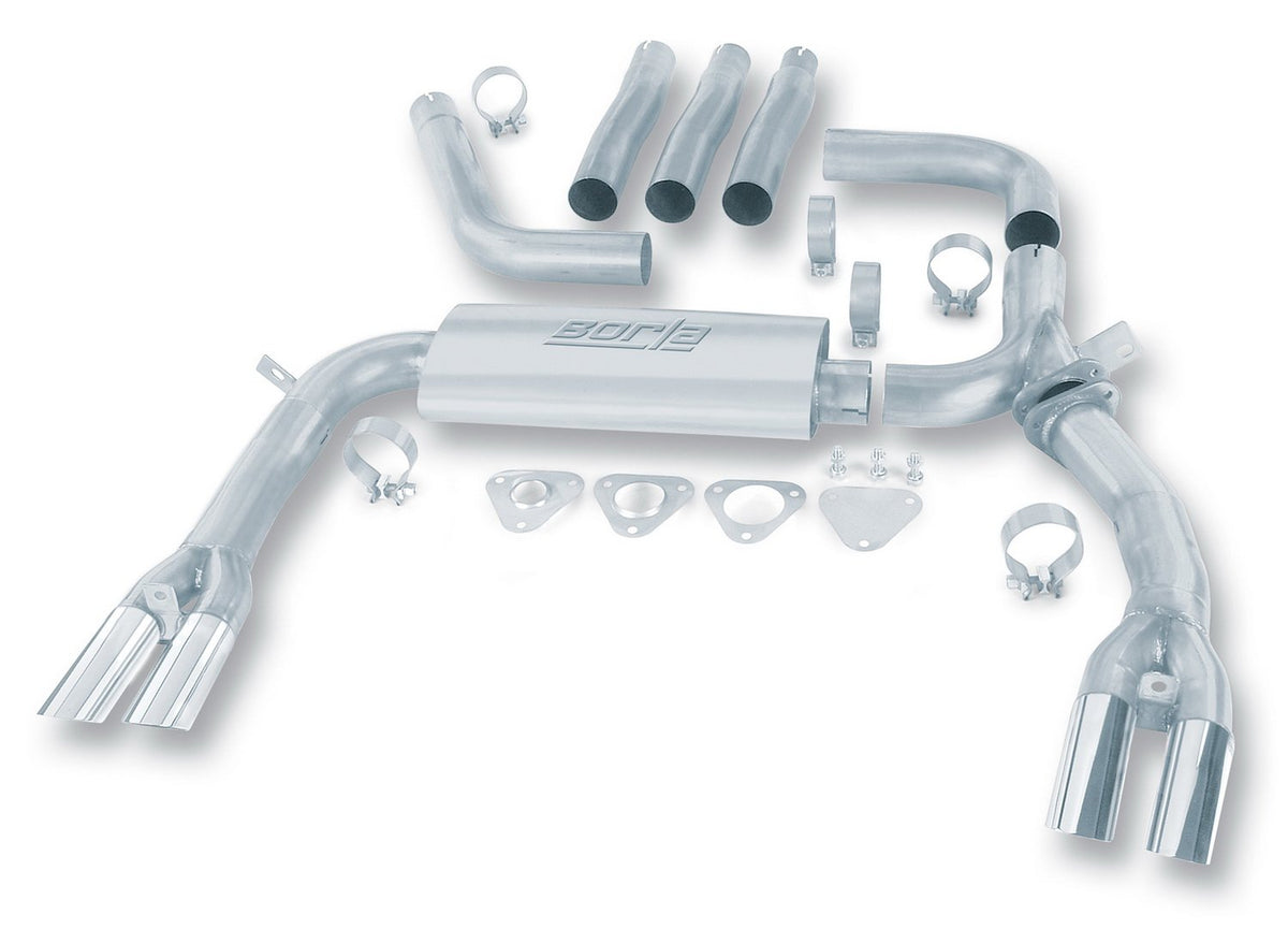 BORLA 14888 BORLA 14888 Cat-Back Performance Exhaust System for 1984-1992 Chevrolet Camaro SS/Camaro Z28/ Pontiac Firebird/Trans-Am 5.0L/ 5.7L V8 Automatic/Manual Transmission Coupe/Convertible.