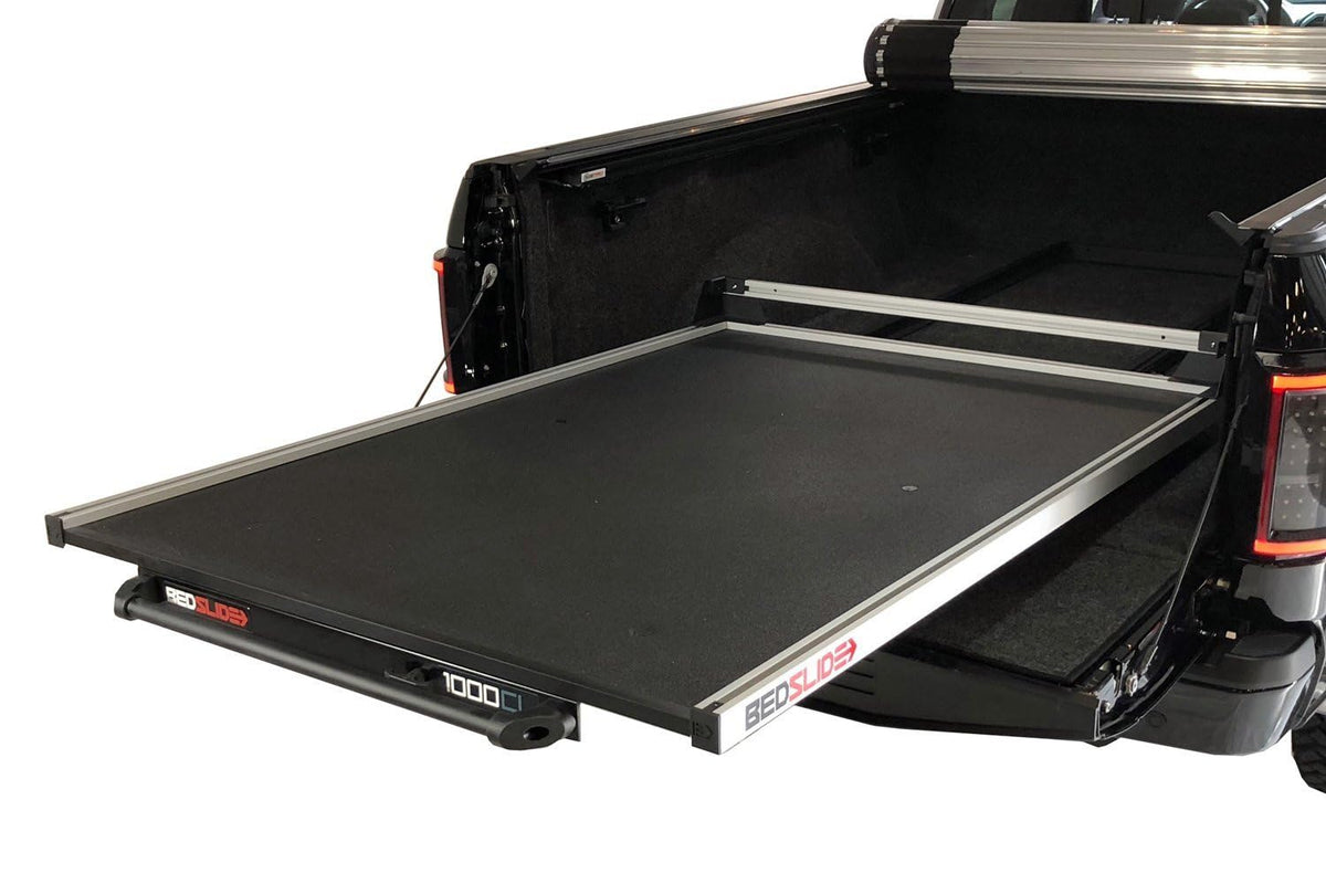 Bedslide 10-6347-CLS Bedslide 1000 Classic Sliding Truck Bed Organizer, 63 x 47-Inch, Capacity 1000 lbs, Truck Bed Storage Drawer, Silver
