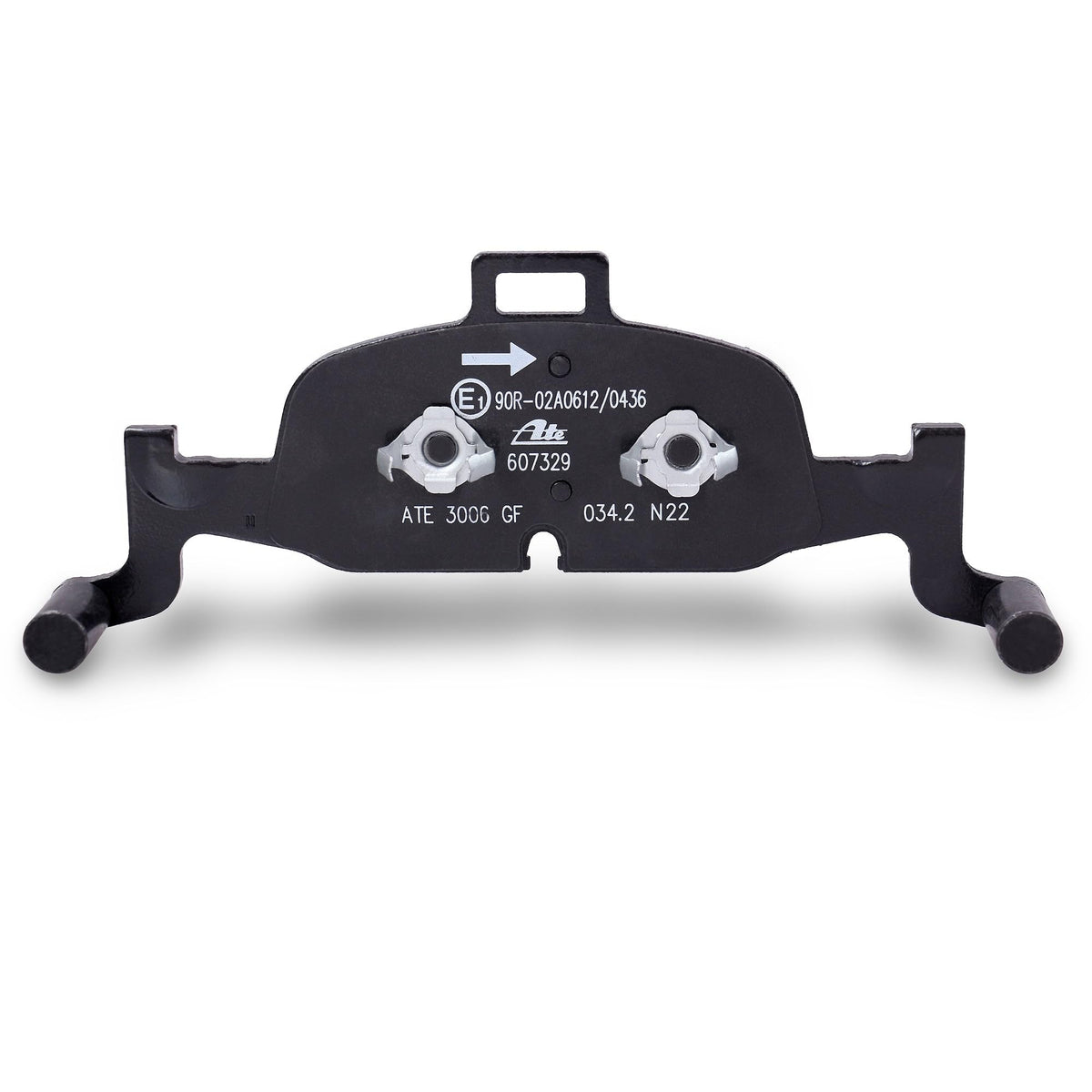ATE 607329 ATE Ceramic Semi-Metallic Disc Brake Pad Set for Front and Rear - Compatible with Q5, A4, A5, Quattro, A6, A5 Sportback