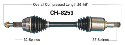 TRAKMOTIVE CH-8253 Trakmotive CH-8253 NEW CV AXLE