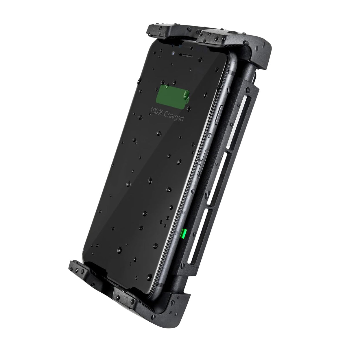 SCANSTRUT SC-CW-04G SCANSTRUT Active 15W Waterproof Wireless Charger Mount, IPX6 Rated, 12/24V Qi Fast Charging Phone Holder for Boats, RVs & ATVs, One-Hand Docking, Secure Grip, Universal Compatibility