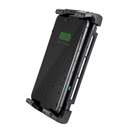 SCANSTRUT SC-CW-04G SCANSTRUT Active 15W Waterproof Wireless Charger Mount, IPX6 Rated, 12/24V Qi Fast Charging Phone Holder for Boats, RVs & ATVs, One-Hand Docking, Secure Grip, Universal Compatibility