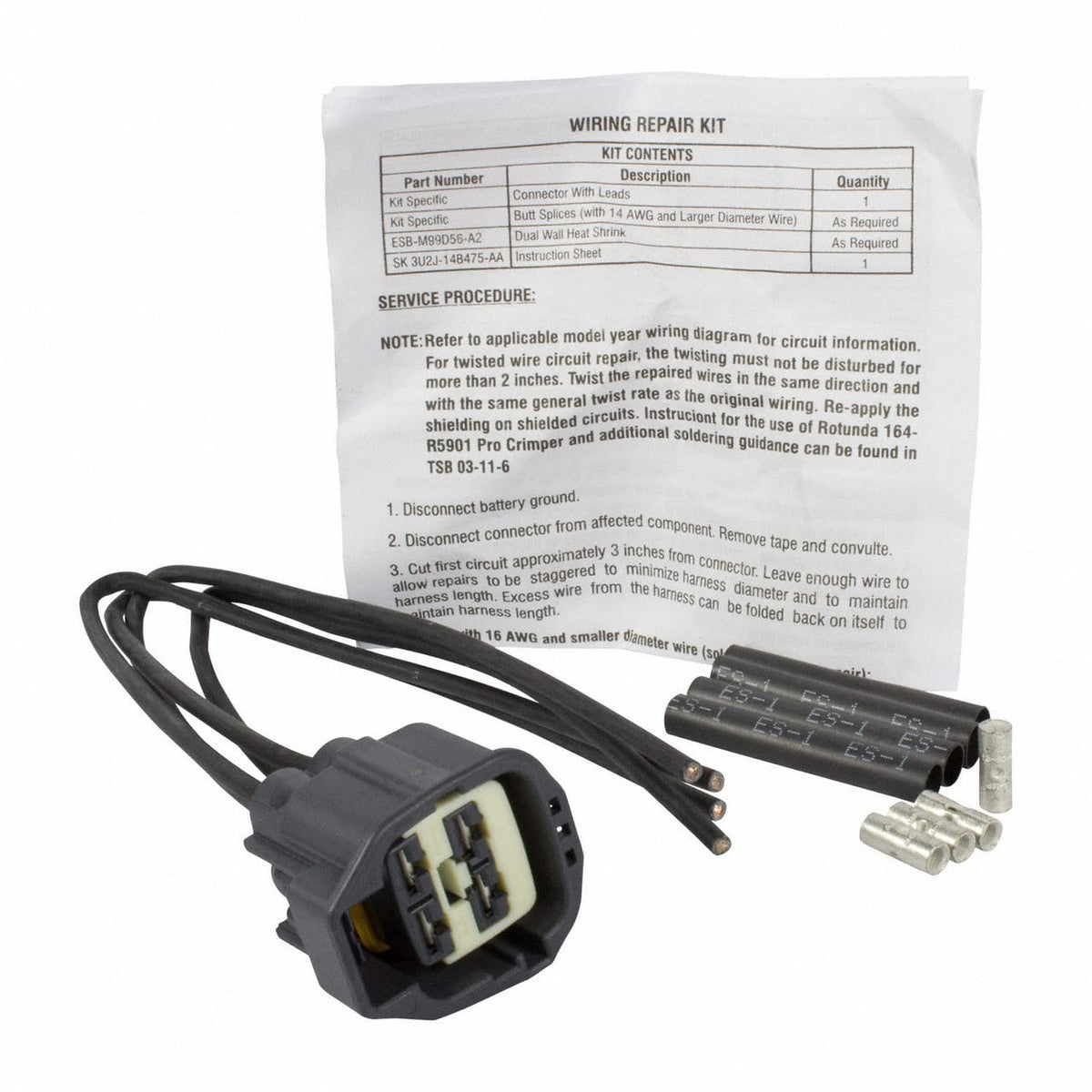 Motorcraft WPT1343 Wire Assembly