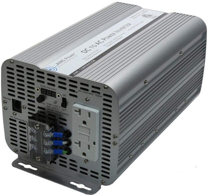 AIMS POWER PWRINV200012120W AIMS 2000W 12V Modified Sine Inverter 120V GFCI Terminal Block ETL