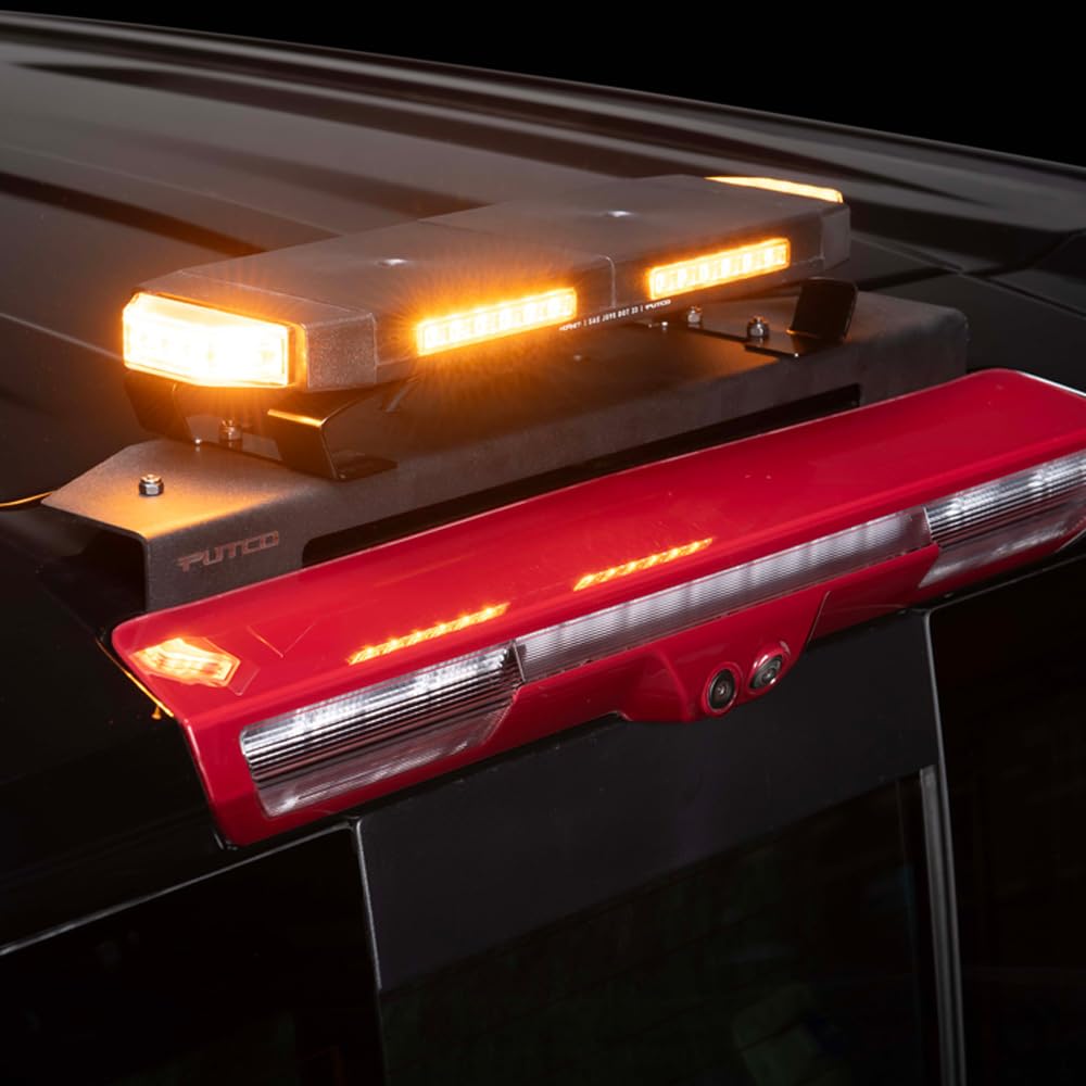 Putco 950003 Putco Chevrolet/GMC Safety Light Third Brake Light Roof Mounting Bracket - Fits 2019-2025 Silverado/Sierra 1500, 2020-2025 Silverado/Sierra 2500/3500