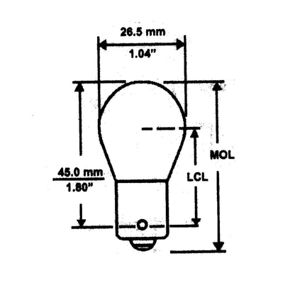 CAMCO 54788 Camco 54788 Replacement 1141 Backup Light Bulbs for Auto, RV, 12.8 Volts and Produce 1.44 Watt, Built To Last 1000 Hours, (10 Pack)