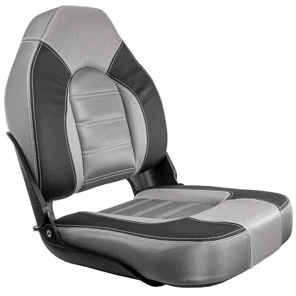 SPRINGFIELD 1061063-B Springfield 1061063-B Premium Skipper High-Back Chair - Charcoal/Gray with Black Shell