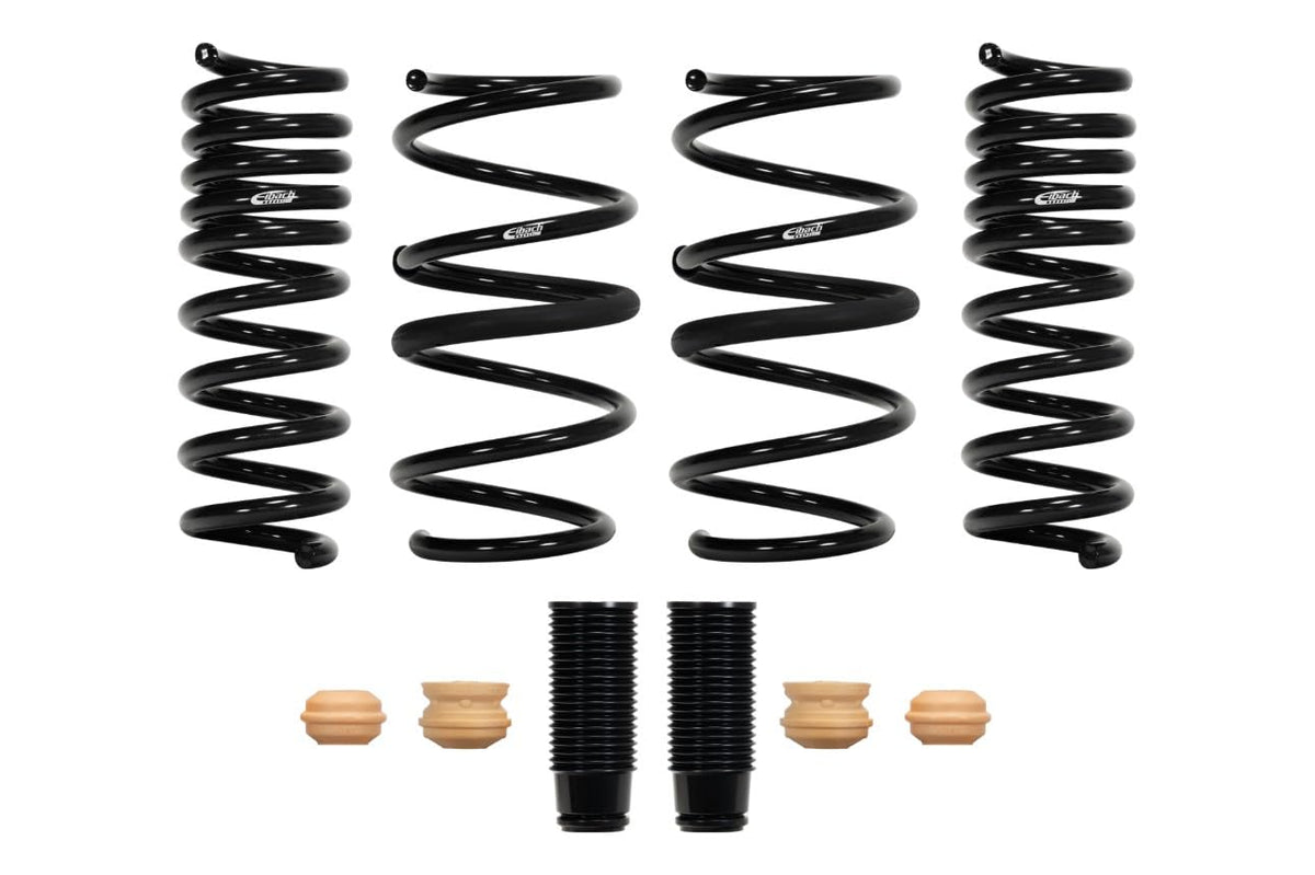 EIBACH E10-82-089-01-22 Eibach Suspension Spring Kit, PRO-KIT, Lowering, 4 Coil Springs, Black Powder Coat, compatible with Toyota Supra 2020-25, Kit