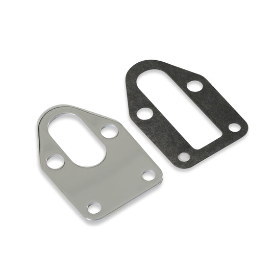 MR GASKET 1514 Mr. Gasket - 1514 Fuel Pump Mounting Plate, MTG PLT Sb Chev, Silver