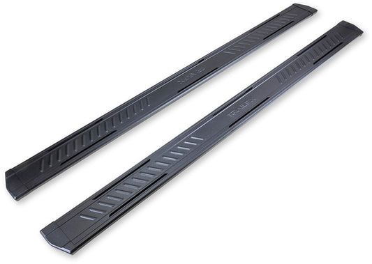 TRAILFX AL6006B TrailFX Running Boards Fits 2015–2025 Ford F-150 SuperCrew 2017–2025 F-250 F-350 Crew Cab 6.5 Inch Wide Step 300 lb Capacity Matte Black Aluminum Rocker Panel Mount Trailfx AL6006B Step Bars