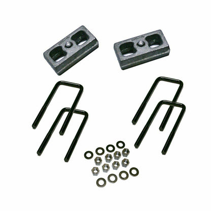 SUPERLIFT 3225 RealTruck SUPERLIFT SUSPENSION 2" Block Kit for Suburban/Blazer/Tahoe | Rear Lift Blocks, U-Bolts, & Hardware | 3225 | Fits 1988-1998 GM 1500 Pickup & 1992-1999 1500 Suburban, Blazer, and Tahoe