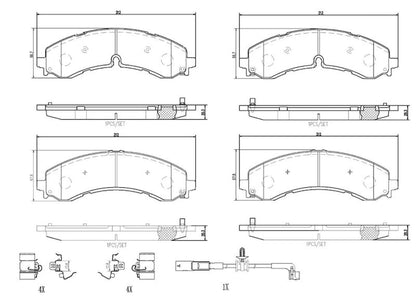 BREMBO P10100 Brembo P10100 BRAKE PAD