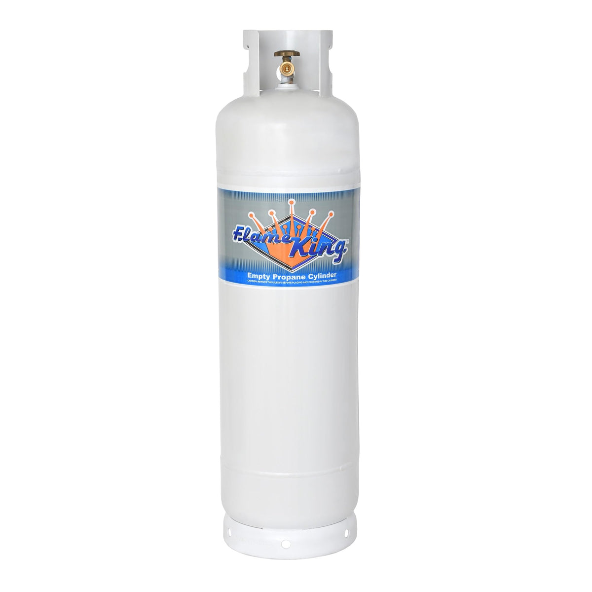 FLAME KING YSN60LB Flame King 60LB POL Steel Propane Tank Refillable Cylinder for RV, Lunch Truck