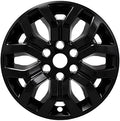 Impostor Wheel Skins Fits Ford F-150 Lariat and King Ranch 2021-2023 Set of 4 Wheel Covers 18 Inch 6 Y Spokes Gloss Black Painted ABS Plastic Snap-On Coast to Coast IMP491BLK