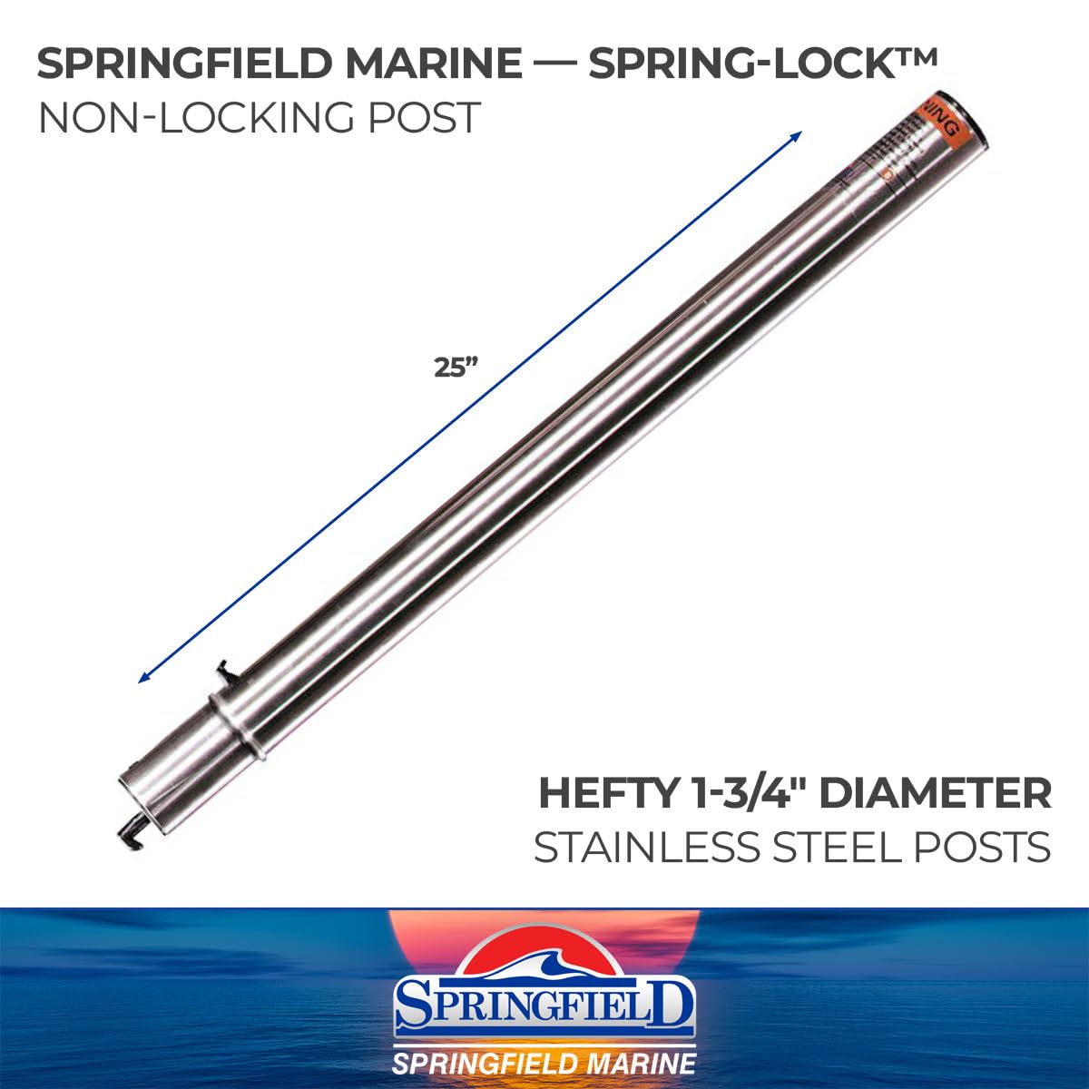 SPRINGFIELD 1640425 Springfield 1640425 SPRINGLOCK 25' S/S POST