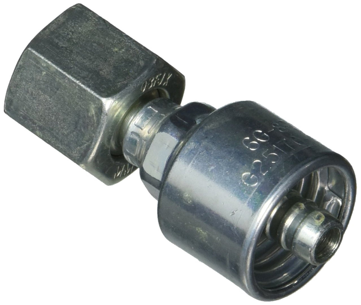 Gates G25170-0608 Female JIC 37 Flare Swivel (MegaCrimp),Medium