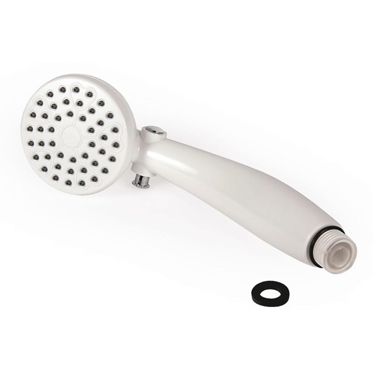 CAMCO 44023 Camco RV Outdoor Shower Head | High Flow Shower Head | Conserve Water with Convenient On/Off Switch | White (44023)