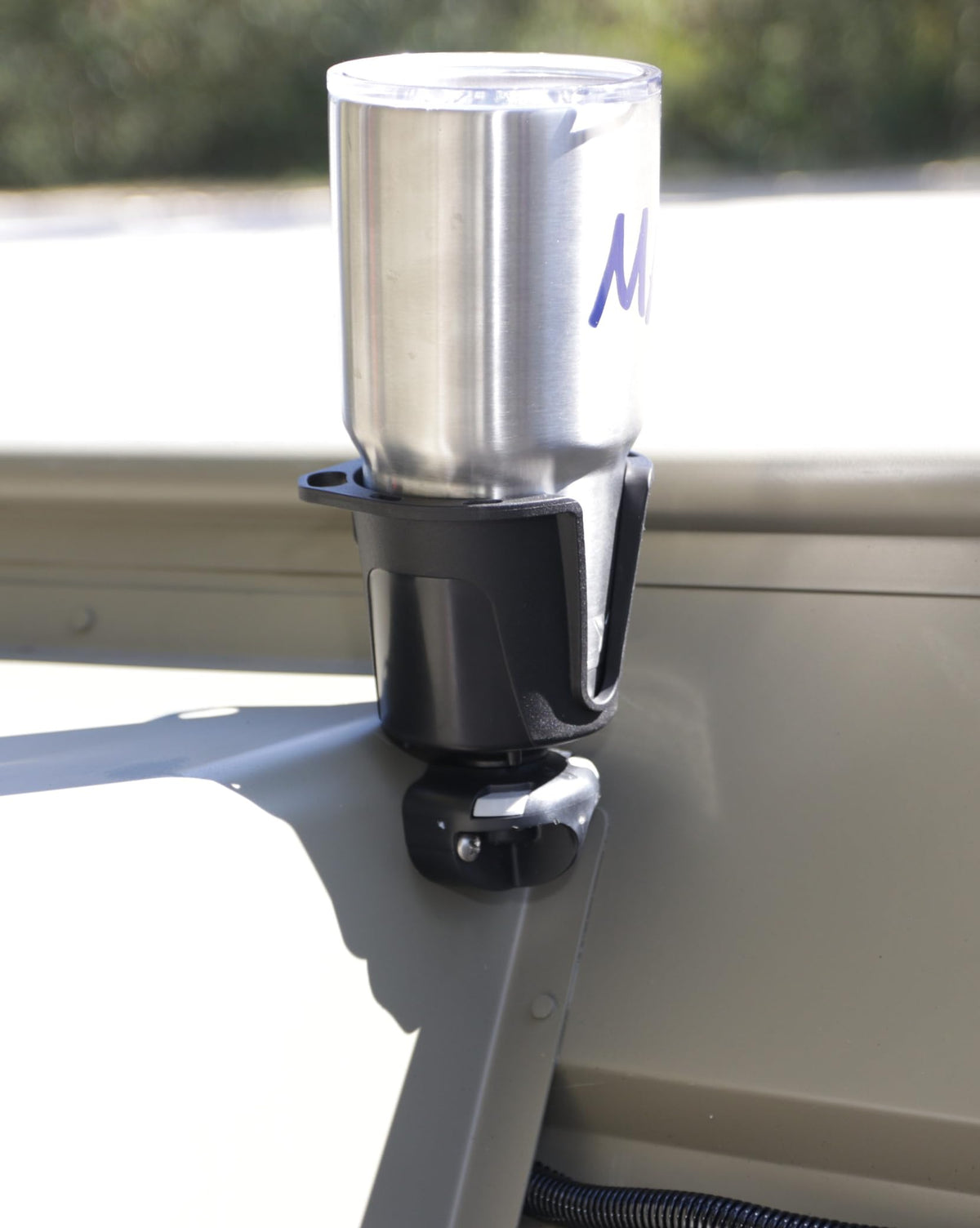 RAILBLAZA 02-4048-11 RAILBLAZA DrinkHold – Secure Kayak & Boat Cup Holder for StarPort Bases, fits Tumblers, Cans, Bottles, and More