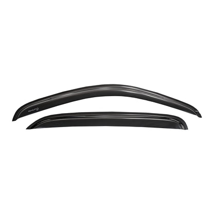 TRAILFX 2127H Trailfx Rainguard Window Vents Fits Chevrolet S10 1994-2003 Smoke Acrylic Low Profile Tape-On Two Piece Side Window Deflectors 2127H