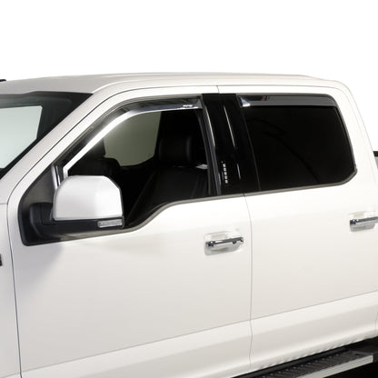 PUTCO 480065 Putco 480065 Element Chrome Window Visor in Channel 4pc