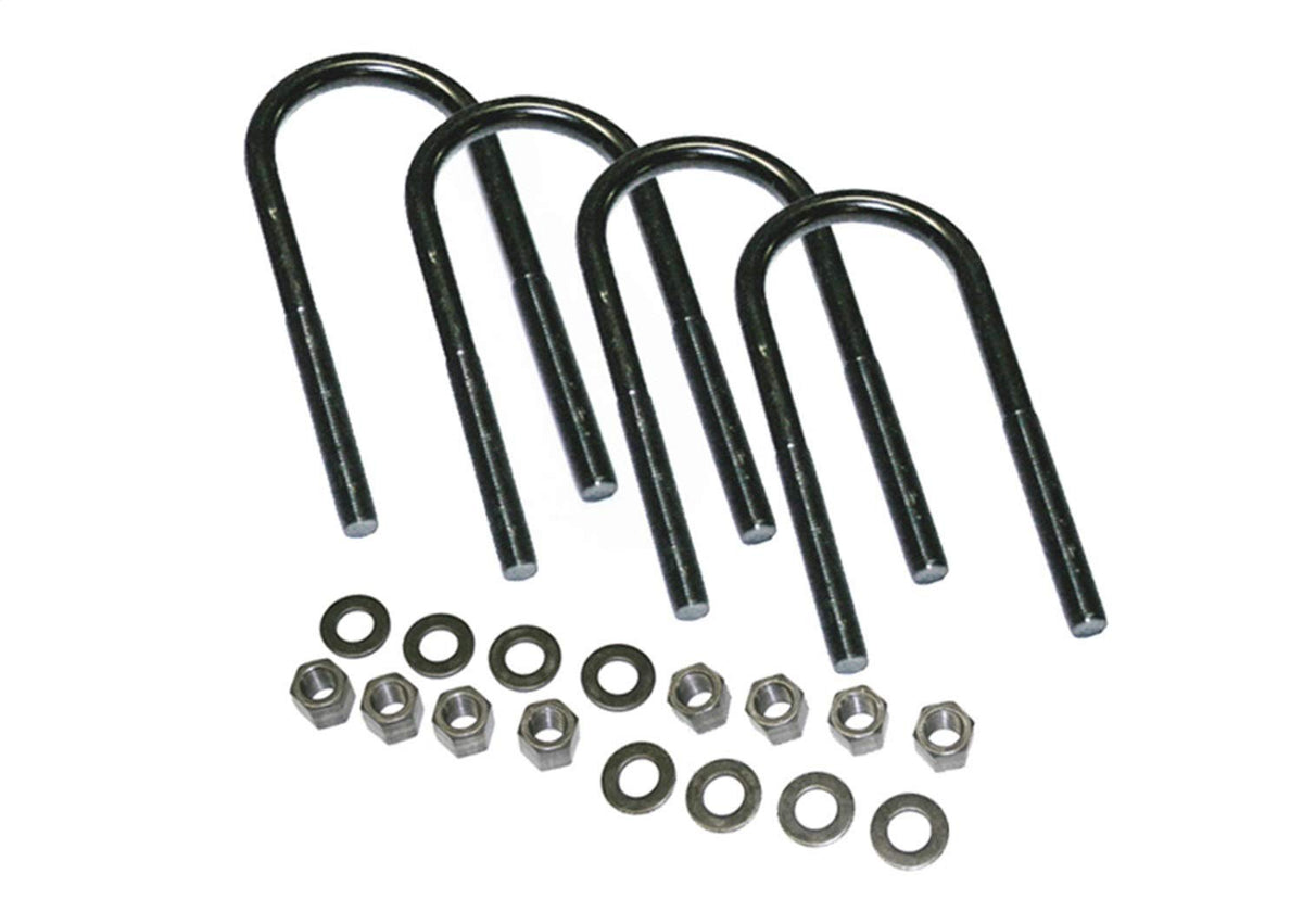 SUPERLIFT 11734 RealTruck SUPERLIFT SUSPENSION U-Bolt Kit | Large Radius U-Bolts 5/8 x 3-1/4 x 19 | 11734 | 4 Pack of U-Bolts with Hardware