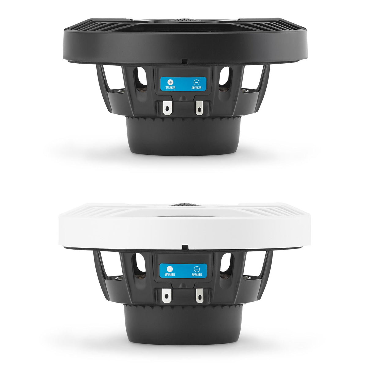 CLARION 010-03193-00 Clarion CMS-651-CWB 6.5-inch Coaxial Marine Speakers 30W RMS Power handling 1/2-inch (13 mm) Polymer Dome Tweeter Includes White & Black Classic Grilles
