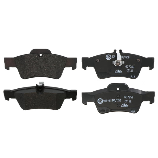 ATE Original Semi-Metallic Rear Disc Brake Pad Set 607259 for Mercedes-Benz