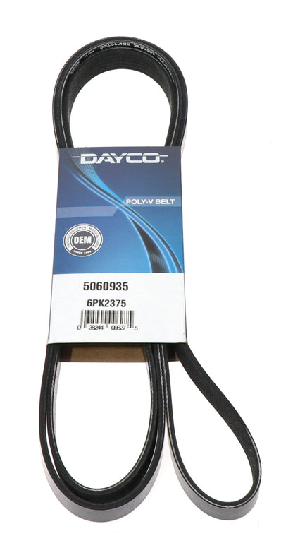 DAYCO 5060935 Dayco 5060935 Serpentine Belt 93.5” Long 6-Rib Belt , Black