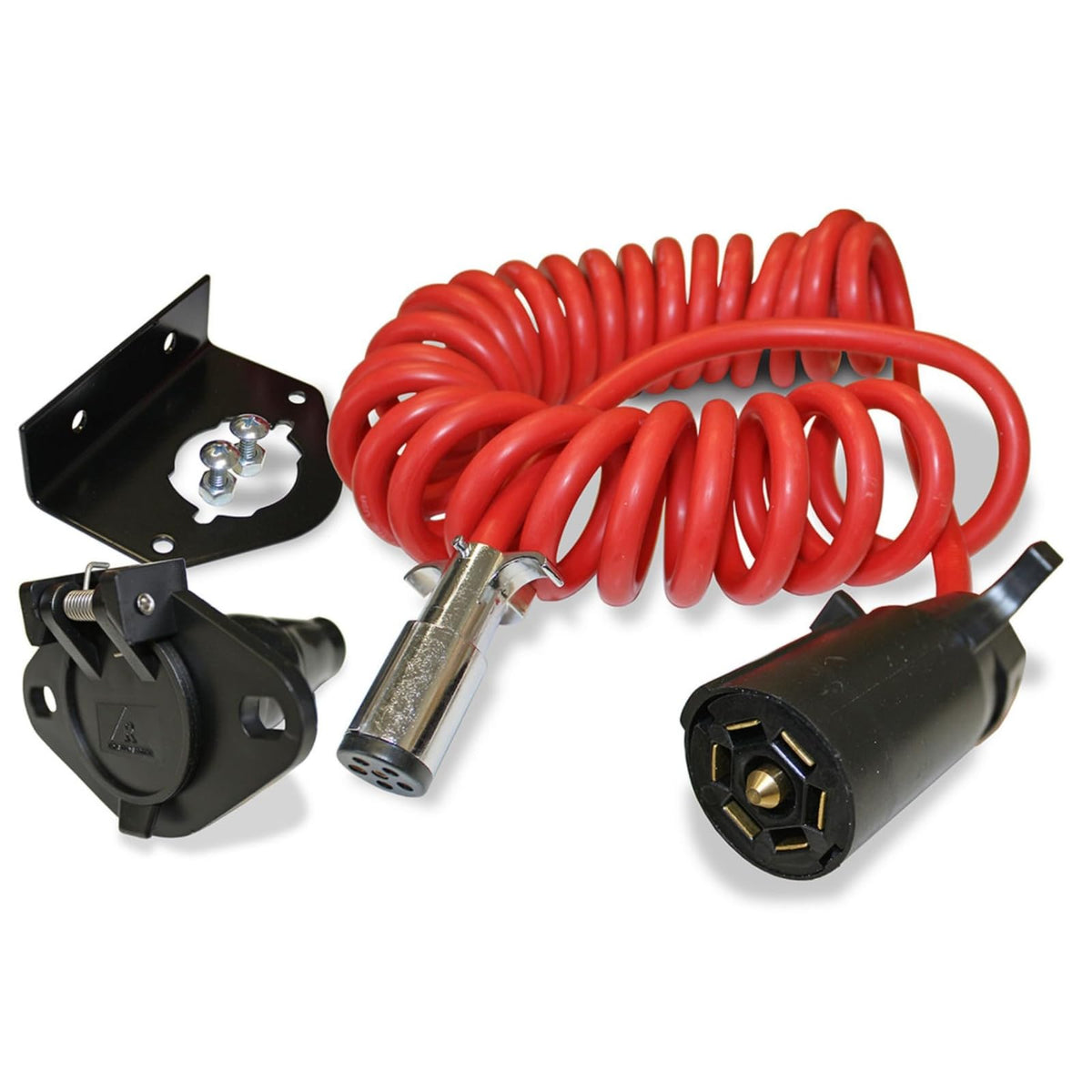 ROADMASTER 146-7 Roadmaster 146-7 Flexo-Coil Power Cords Compatible with Motorhomes with 6-7 Way Sockets | Provides Reliable Electrical Connection Between Motorhome & Towed Vehicle | Durable Coil Design