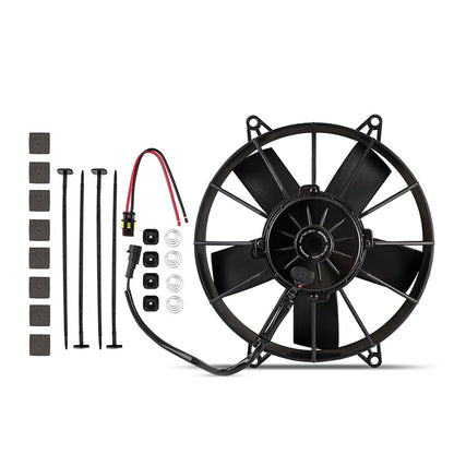 MISHIMOTO MMFAN-10HD Mishimoto MMFAN-10HD Race Line High-Flow Radiator Fan, 10" Universal Fit, 12 Volts, Black