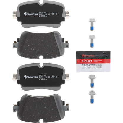 BREMBO P85161N Brembo P85161N Premium Ceramic Rear Disc Brake Pad Set AUDI OE# 4M0698451P