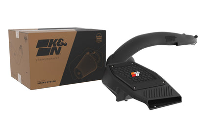 K&N FILTER 63-2625 K&N Cold Air Intake System: High-Flow Air Filter, 63-2625