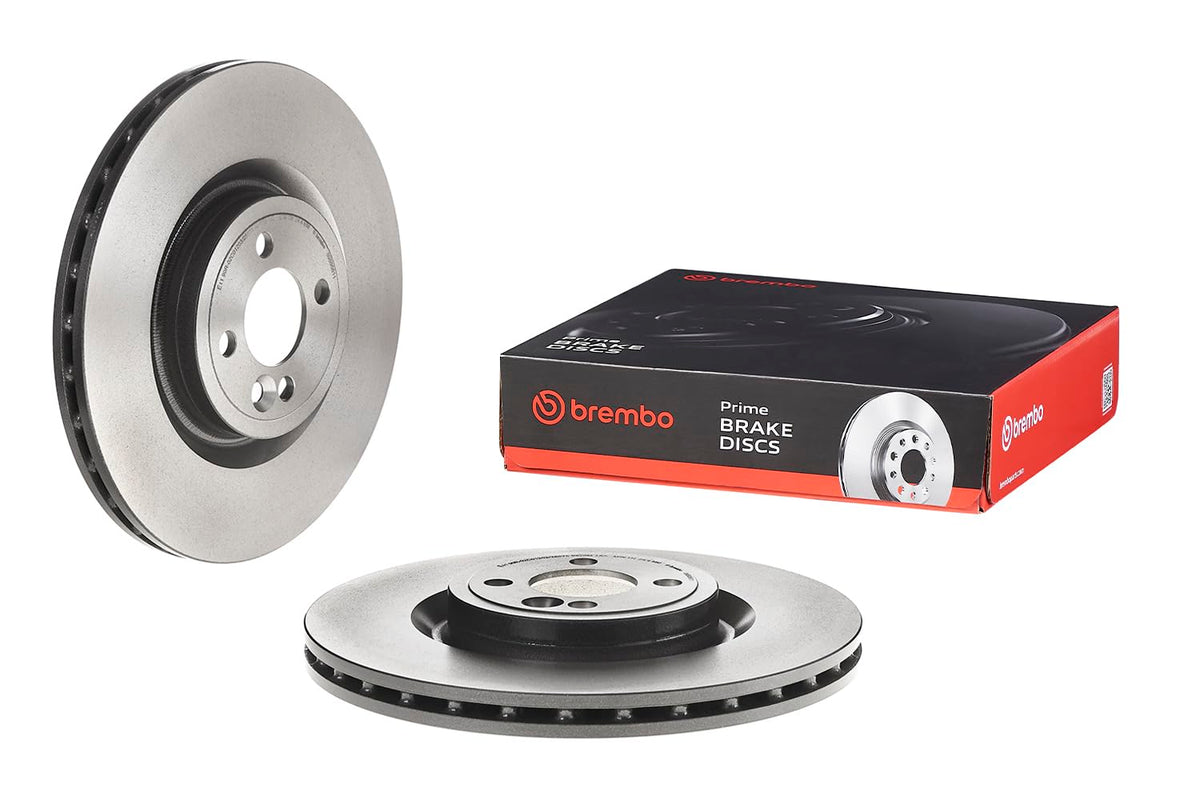 BREMBO 09B95611C02 Brembo 09.B956.11 UV Coated Pillar Vented Brake Rotor MINI OE# 34116858071