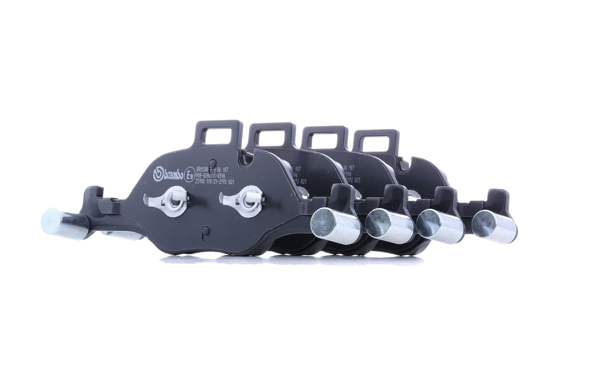 BREMBO P06107 Brembo P06107 Low-Met Front Disc Brake Pad Set BMW OE# 34116875396