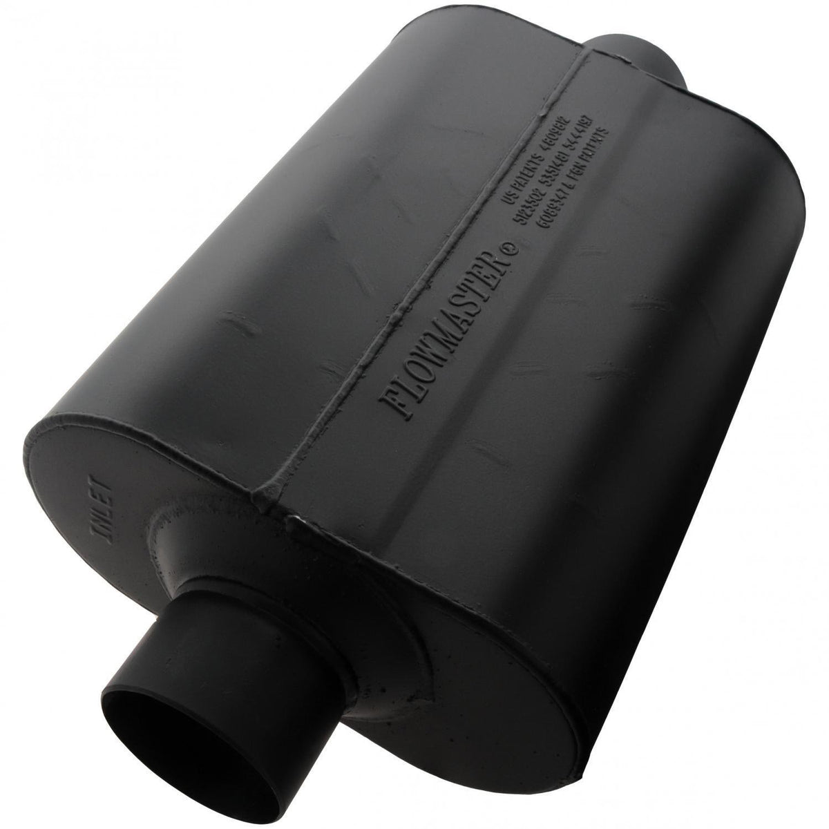 FLOWMASTER 953045 Flowmaster 953045 Super 40 Muffler - 3.00 Center In and 3.00 Center Out - Aggressive Sound