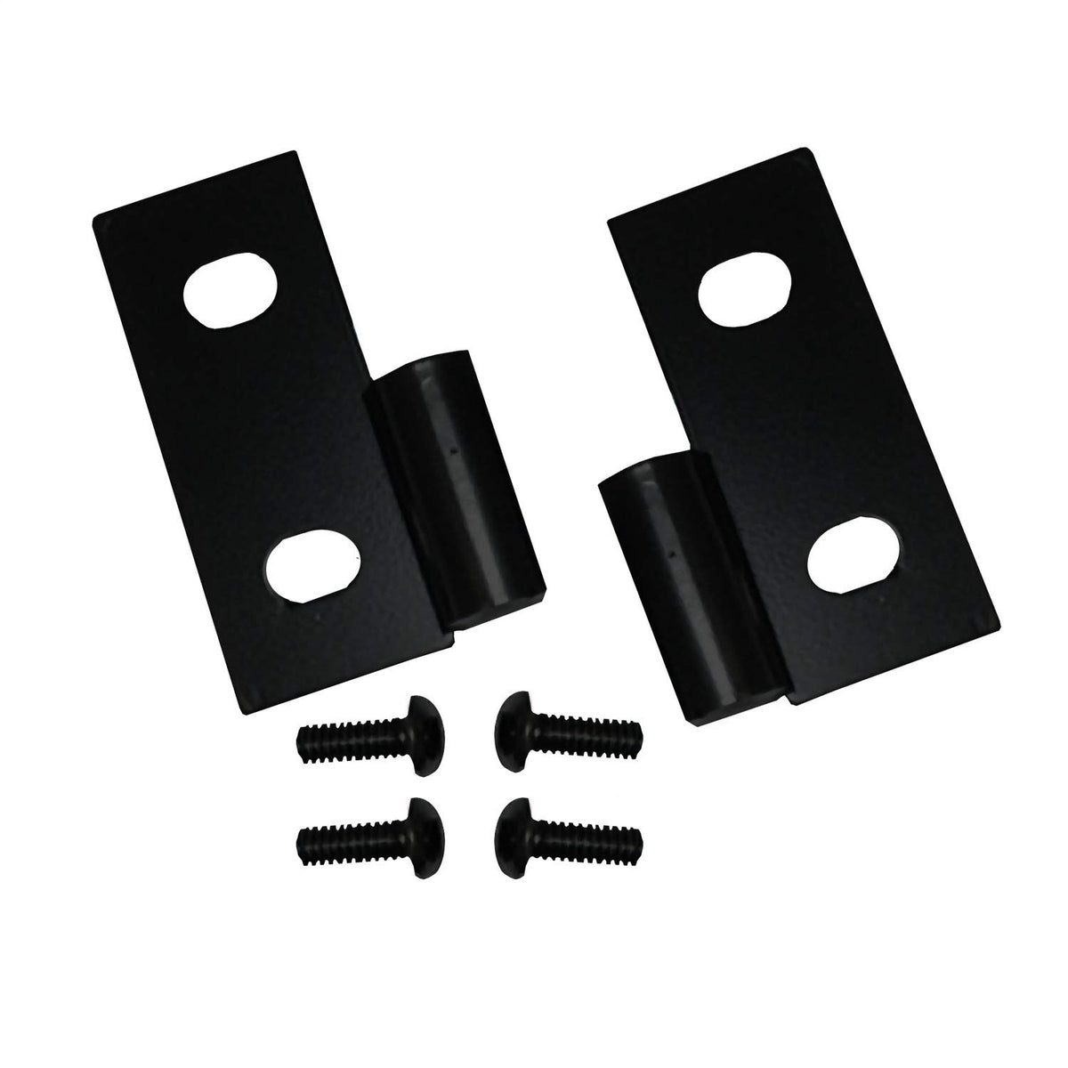 RUGGED RIDGE 11202.03 Rugged Ridge Door Hinge Brackets for Jeep CJ/Wrangler YJ/TJ - Fits 1976–1986 Jeep CJ & 1987–2006 Jeep Wrangler YJ/TJ - Direct Fit & DIY-Friendly Installation - Steel - Black - Lower