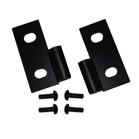 RUGGED RIDGE 11202.03 Rugged Ridge Door Hinge Brackets for Jeep CJ/Wrangler YJ/TJ - Fits 1976–1986 Jeep CJ & 1987–2006 Jeep Wrangler YJ/TJ - Direct Fit & DIY-Friendly Installation - Steel - Black - Lower