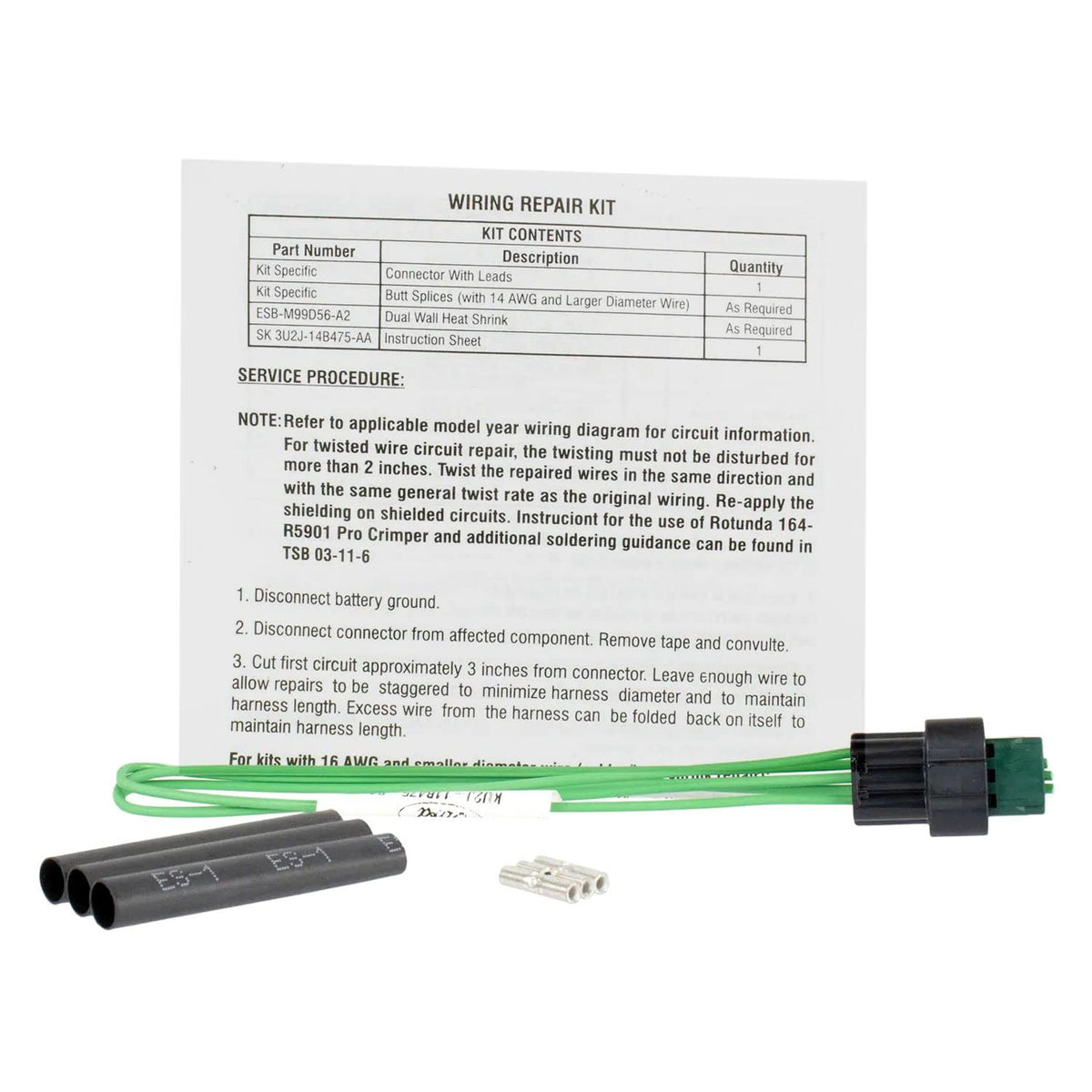 Motorcraft WPT1602 Ignition Coil Connector, Black