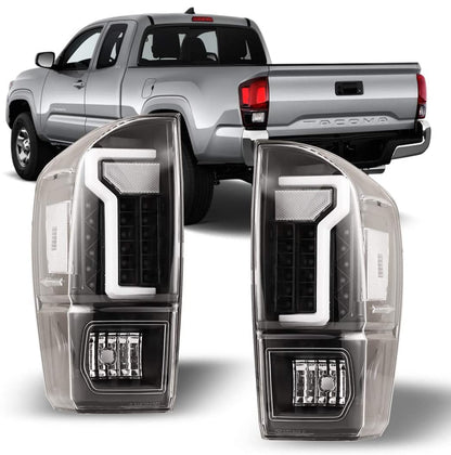 WINJET CTWJ-0466E-BC Winjet LED Tail Light Assembly for [2016 2017 2018 2019 2020 2021 2022 2023 Toyota Tacoma] LED Glow Bar Running Tail Lights Rear Light,1 PAIR,Driver and Dassenger Sides