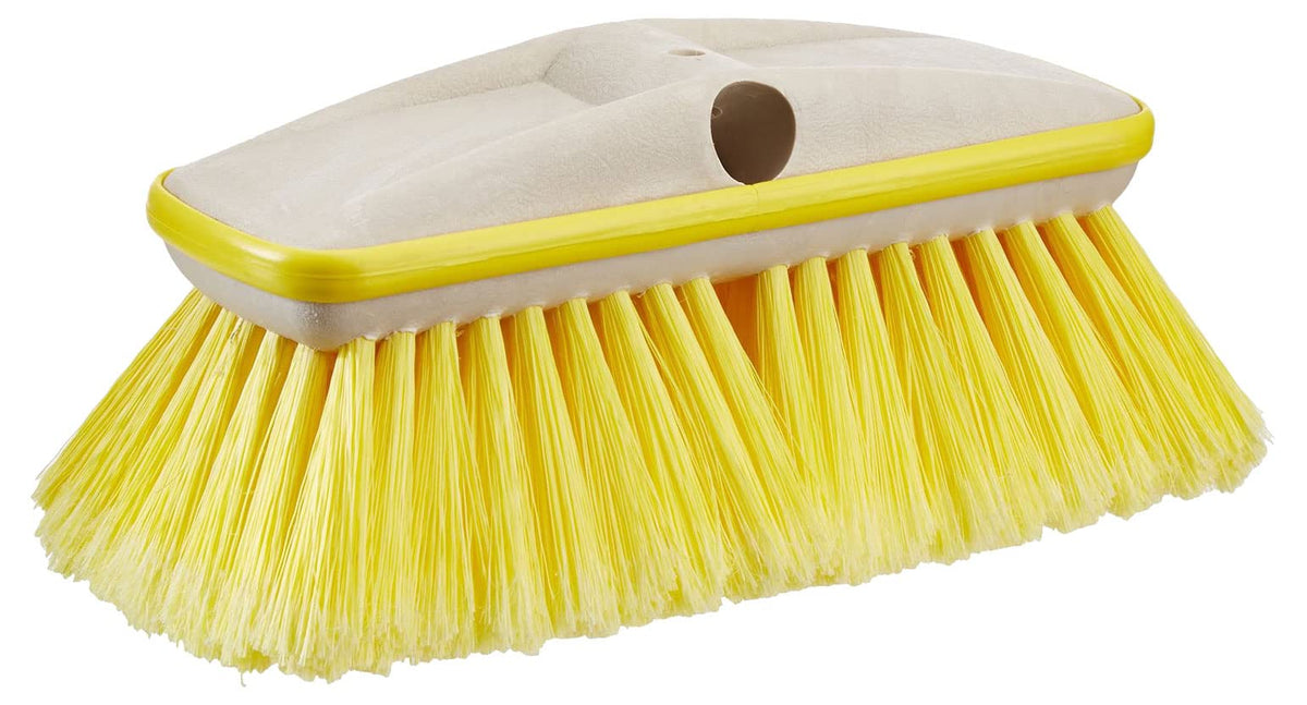 STAR BRITE 040161 STAR BRITE Deluxe Soft Wash 8" Brush Head with Bumper, Dual Connections