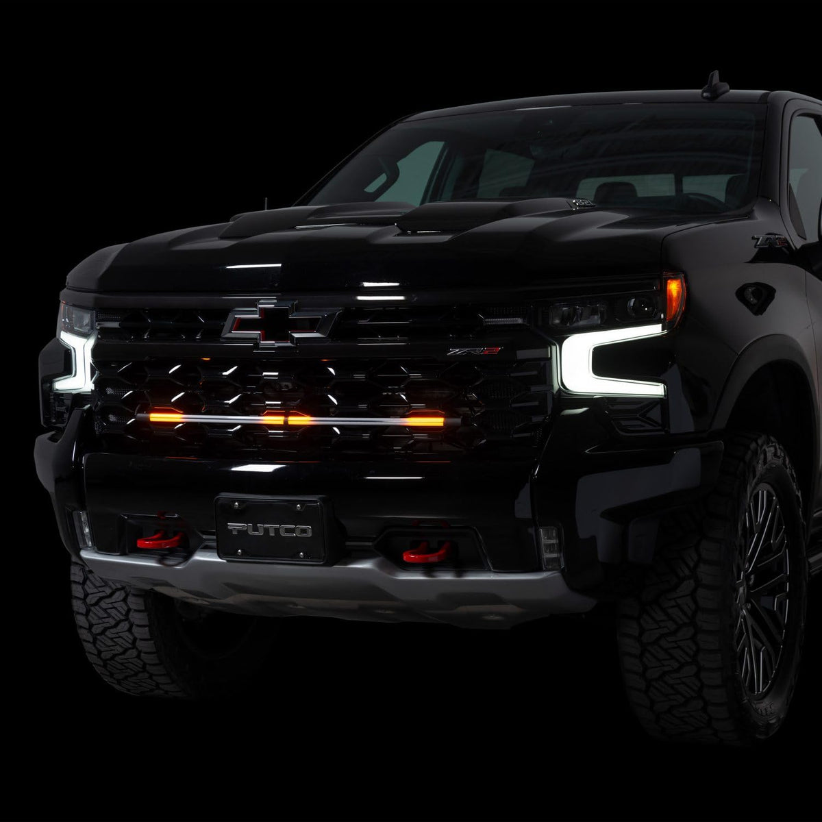 Putco 310037 Putco Virtual DRL LED Grille Lights - 37" Light Bar - Fits Chevy Silverado/GMC Sierra 15-25, Ford SuperDuty F250+ 11-25