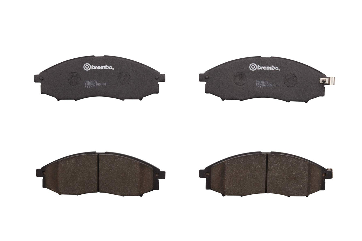 BREMBO P56049N Brembo P56049N Premium Ceramic Front Disc Brake Pad Set DONGFENG (DFAC)/NISSAN/NISSAN (ZHENGZHOU) OE# 410607Z026
