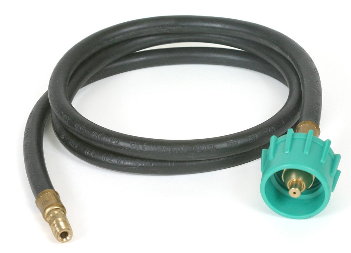 CAMCO 59193 Camco 60" Pigtail Propane Hose Connector, Connects Propane Cylinder to a RV or Trailer Propane Regulator, Provides Thermal Protection and Excess Flow Protection (59193)