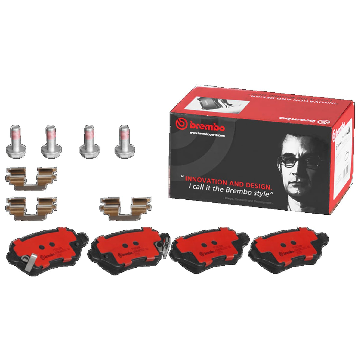 BREMBO P59038N Brembo P59038N Premium Ceramic Rear Disc Brake Pad Set CHEVROLET/HOLDEN/HSV/KIA/LADA/OPEL/VAUXHALL OE# 1605625