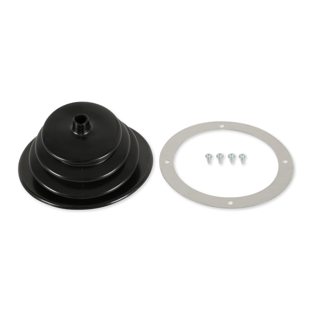 MR GASKET 1651 Mr. Gasket Small Round Shifter Boot, Black
