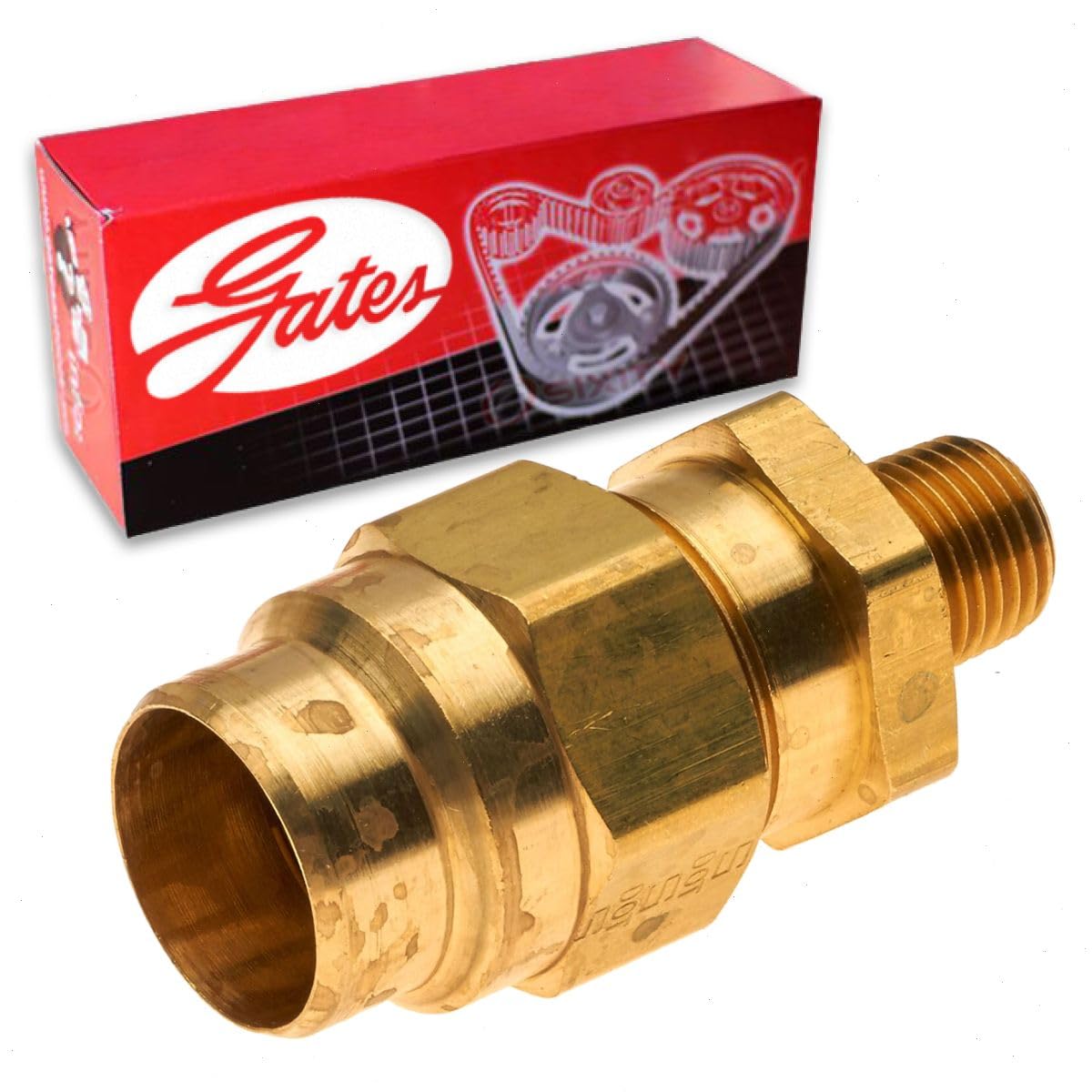 GATES G33100-0606 Gates G33100-0606 AIR BRAKE TO MALE PIPE WITH NUT AND SLEE