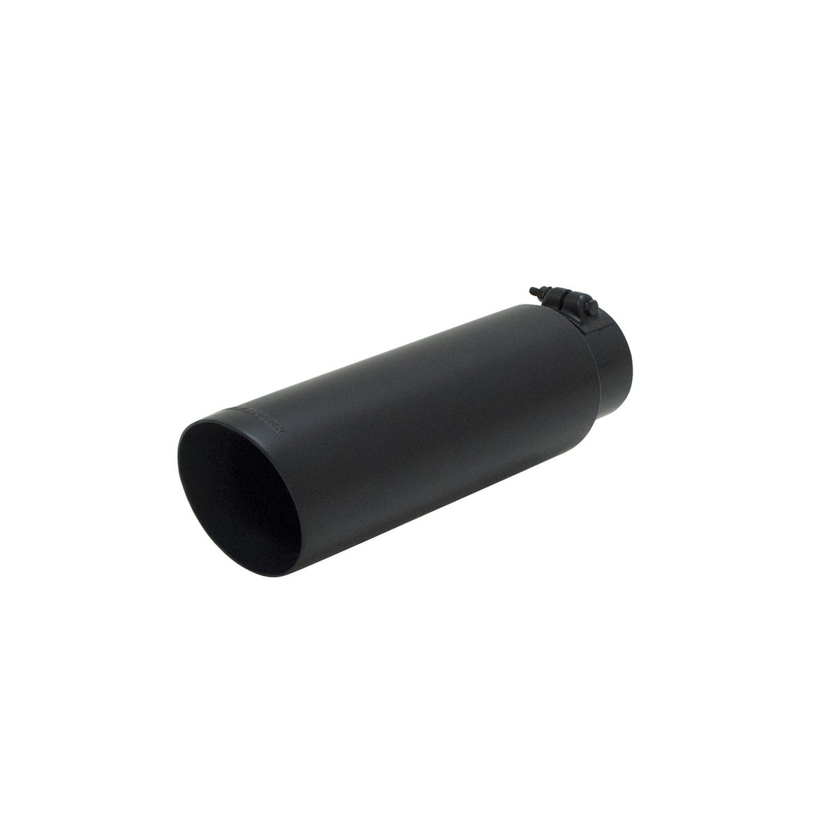 FLOWMASTER 15398B Flowmaster 15398B Exhaust Tip 4 Inch Angle Cut Black Ceramic Coated 304 Stainless Steel Fits 3 Inch Tubing 13 Inch Long - Clamp On