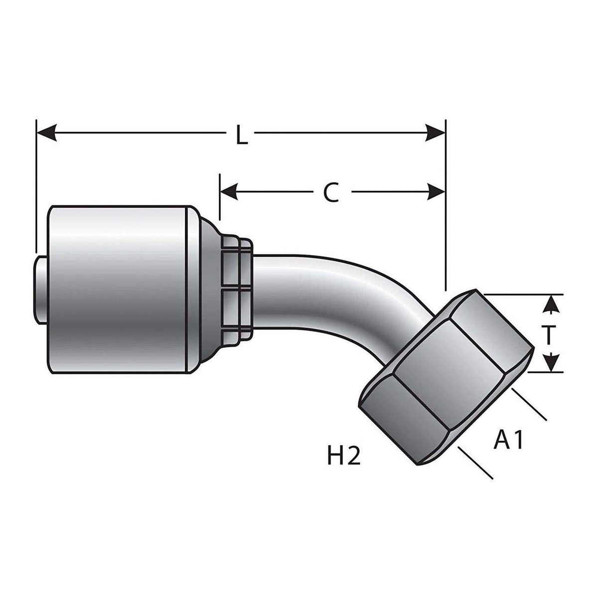 Gates G25650-1018 HYDRAULIC COUPLING-MEGACRIMP