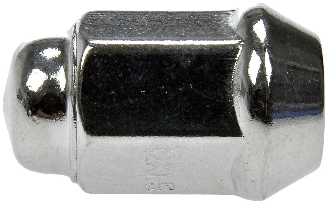 DORMAN 611-084 Dorman 611-084 Wheel Nut M12-1.50 Dometop - 19 mm Hex, 36 mm Length Compatible with Select Models, 10 Pack (OE FIX)