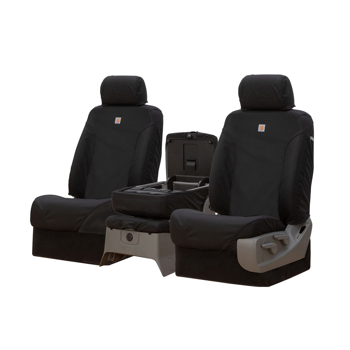 Covercraft SSC3484COBK Covercraft Carhartt Super Dux SeatSaver Custom Seat Covers – SSC3484COBK – 1st Row 40/20/40 Bench Seat – Compatible with 2019-2021 Ram 2500/3500 – Black